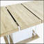 Table de salle à manger extensible en bois vieilli pour 6 à 10 personnes, 160 à 200 cm, plateau épais et pieds larges pour plus de stabilité et de style-1873882481