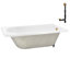 Baignoire de trempage en acrylique 60 po x 32 po, drain inclus-97544706