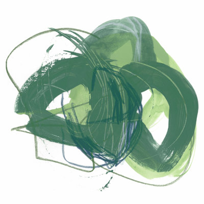 Jade Schematic V by June Erica Vess - Wrapped Canvas Painting