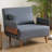 Upholstered Convertible Accent Armchair, Floor Sofa Bed-1489889016-1492224020