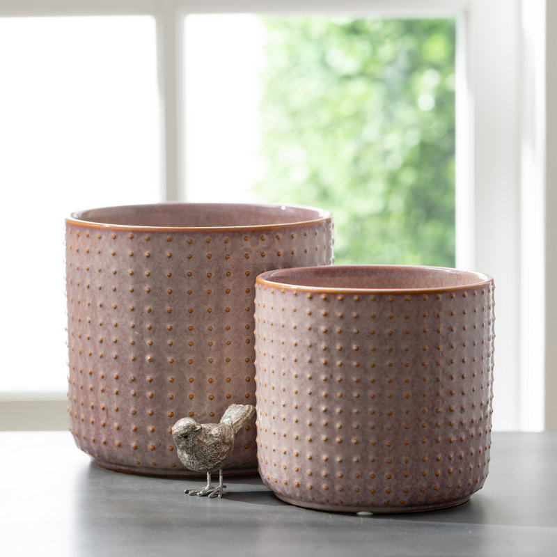 Ambrogina Ceramic Pot Planter, Pink