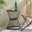 Charmante table d'appoint d'extérieur avec attrait artistique pour des moments de détente-1783072255