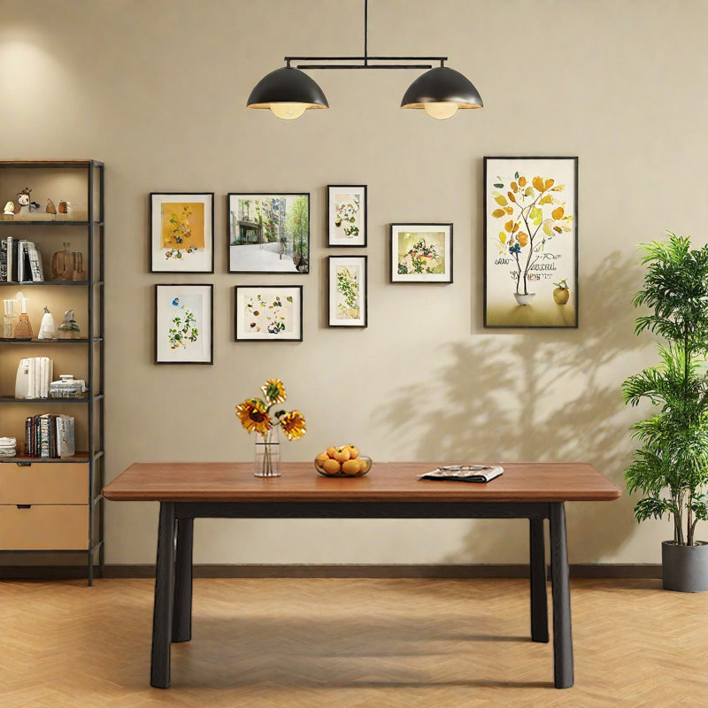 Table de salle à manger Modern, H 29,9 po x L 70,8 po x l 35,4 po