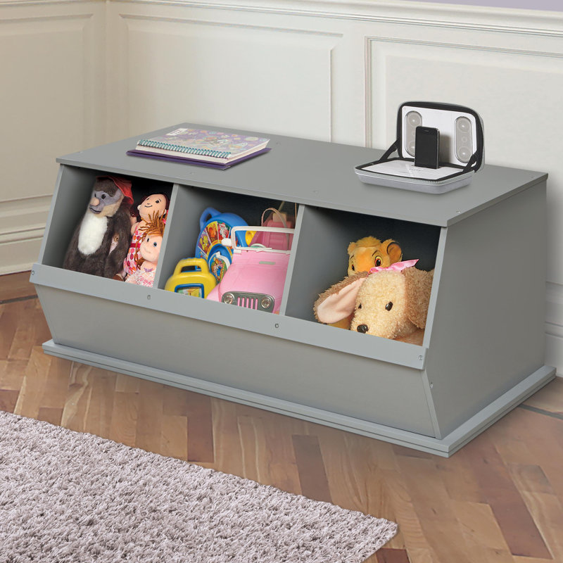 Swerting Harriet Bee Toy Organizer, 3, Gray