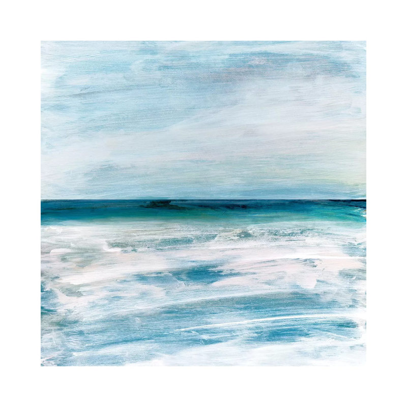 Azzurra by Susan Jill - Wrapped Canvas Painting, 30.48 cm H x 30.48 cm W