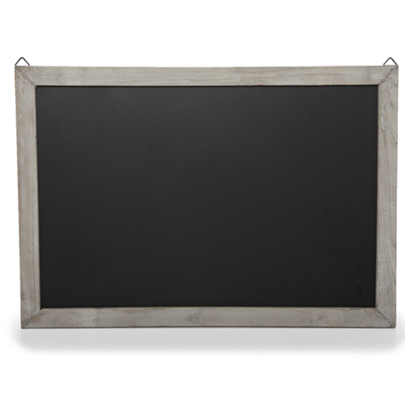 Tableau noir en bois, H 1 pi 6 po x l 1 pi, Gris fumé