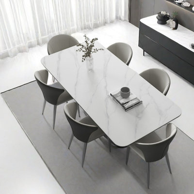 Ensembles de table de salle à manger modernes et simples de style italien