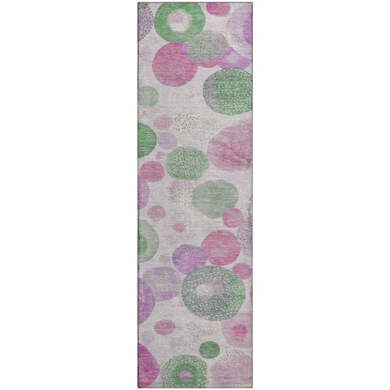 Premium Machine Washable Jakiyra AMF1896 Geometric Rug, Runner 2'3" x 7'6"