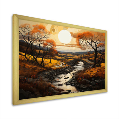 «Countryside the Old Bridge IV», reproduction sur toile