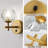 Modern Crystal Wall Sconces With K9 Crystal Shades, Luxury Vanity Wall Light Fixtures For Living Room, Bathroom, Hallway, Bedroom, And Mirror Sides-689792244
