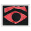 Pink And Navy Eye Print by Kate Roebuck-1584911408