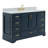 55'' Single Bathroom Vanity with Carrara Marble Top-93359457