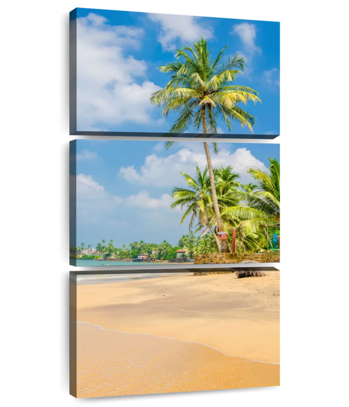 Exotic Summer Palm Trees, 75" H x 36" W