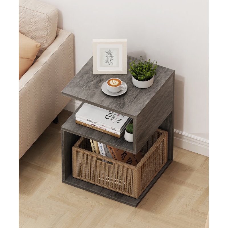 22 Inch Z-Shape Small End Table