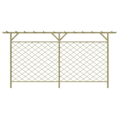 200 cm H x 10 cm W Lattice Panel Trellis