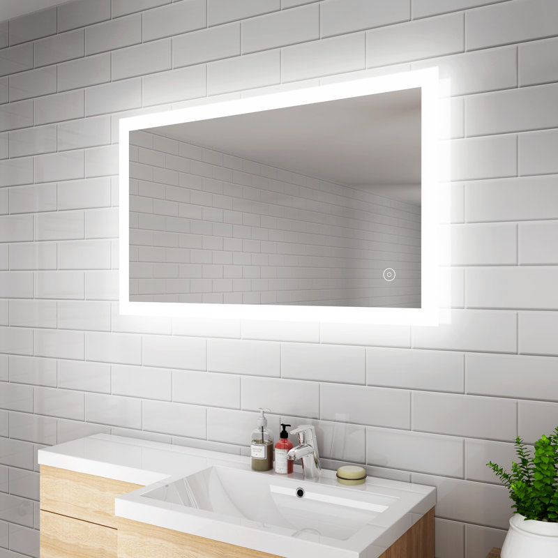 Arbuckle Flat Wall Mirror, 100cm H x 60cm W