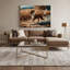 Chiens bretons, art mural sur toile noire-332187658