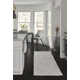 Wheaton Chevron Handmade Tufted Wool Gray and Beige Area Rug