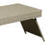 Table portative pliante en osier, gris-191740296