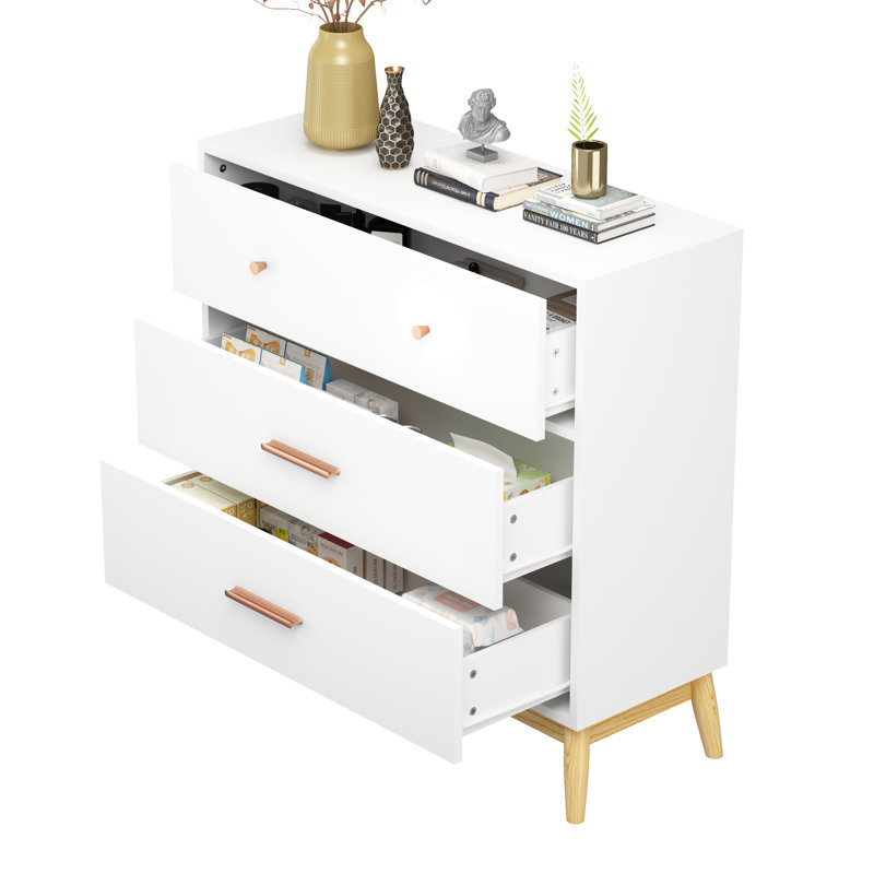 Commode moderne avec 3 tiroirs