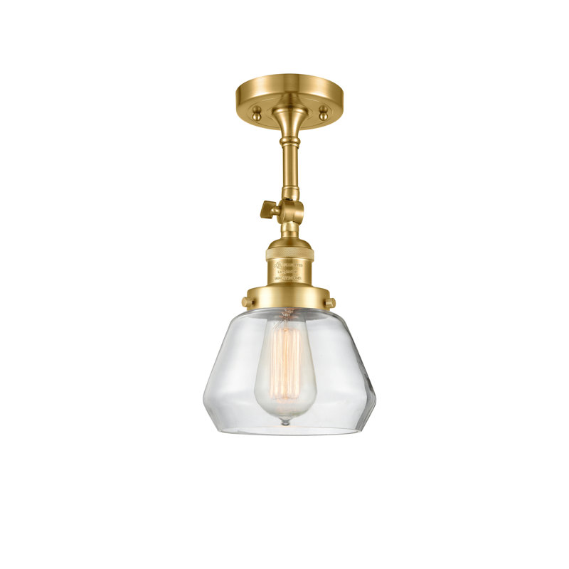 Chill Armed Sconce, Clear, Satin Gold