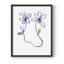 Reproduction encadrée «Wobbler Blooms IV» - bois massif-1936148078-1936147990