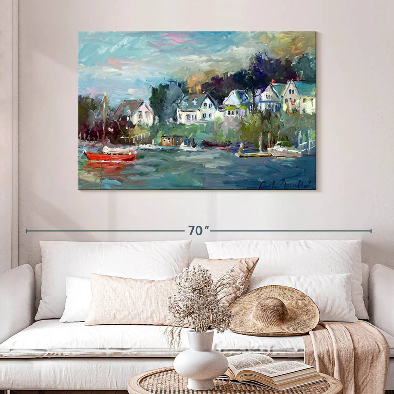 Serene Dock, 32" H x 48" W