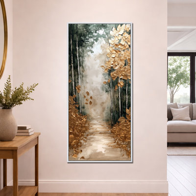 «Green Gold Zendaya II - Green Moody», reproduction d'art encadrée