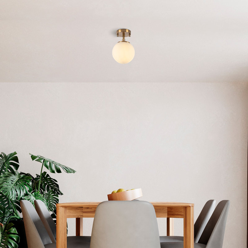 Luminaire suspendu sphère 1 lumière Bencomo