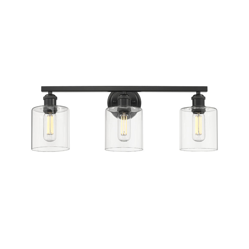 Rybicki 3 - Light Dimmable Vanity Light, Matte Black