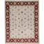 Cornwall Wool Oriental Area Rug in Beige/Red
