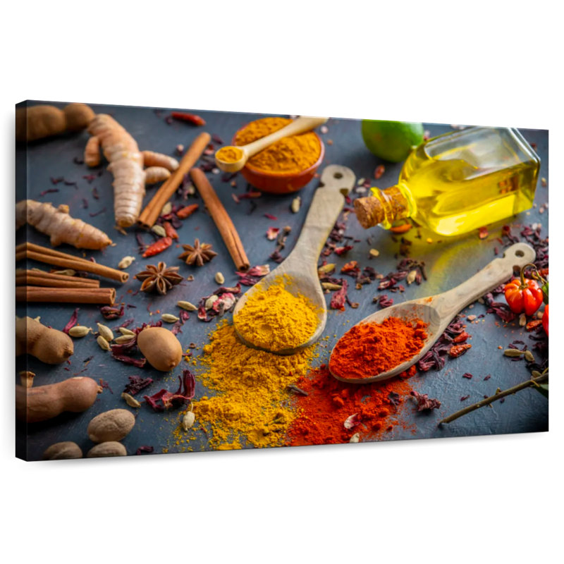 Yarlin herbes et épices éparses, H 20 po x l 30 po