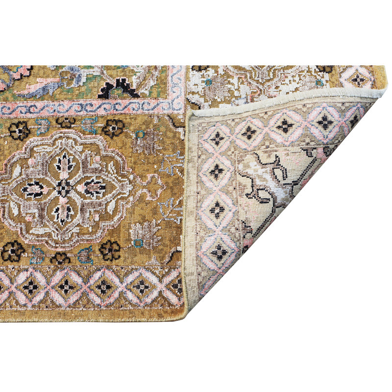 NEOV4834RGRCM Hand Knotted Oriental Area Rug, Rectangle 9' x 12'