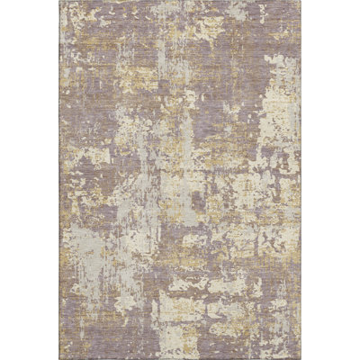 Premium Machine Washable Mayfield AMF1008 Abstract Rug
