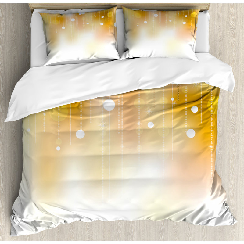 Modern & Contemporary Duvet Cover, King Duvet Cover + 2 King Shams