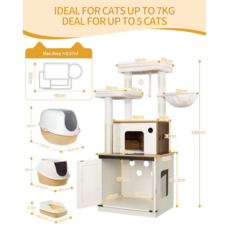 Particle Board / Chipboard Litter Box Enclosure