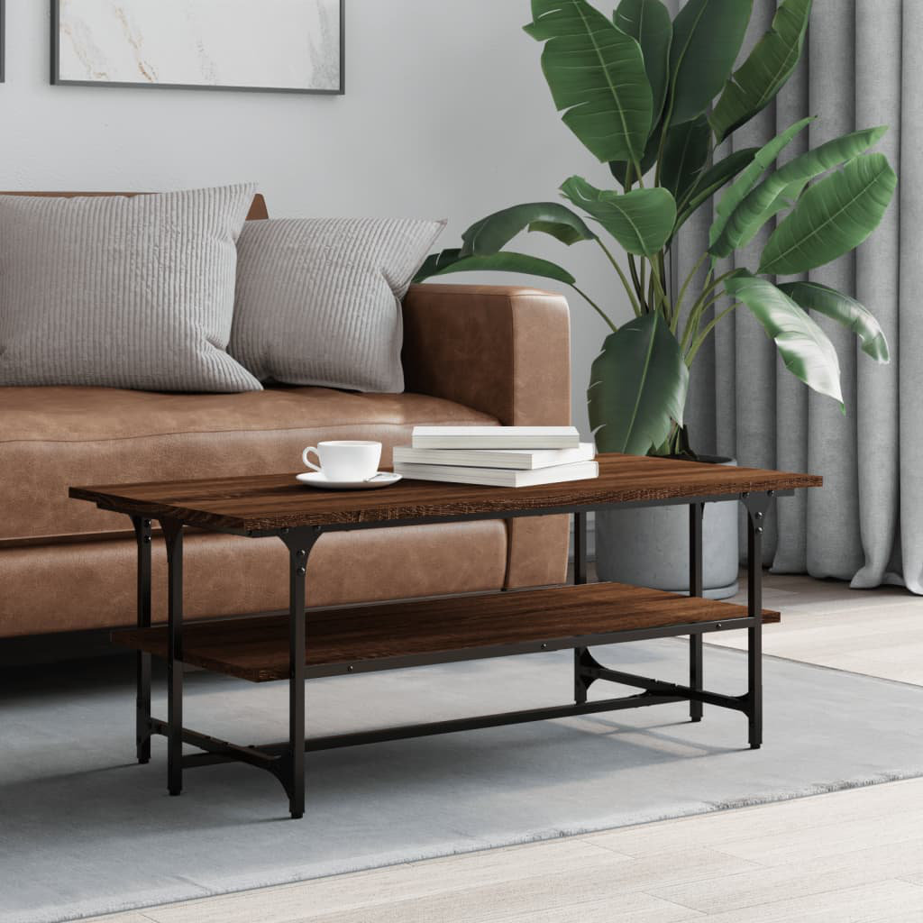Elem Trestle Coffee Table with Storage