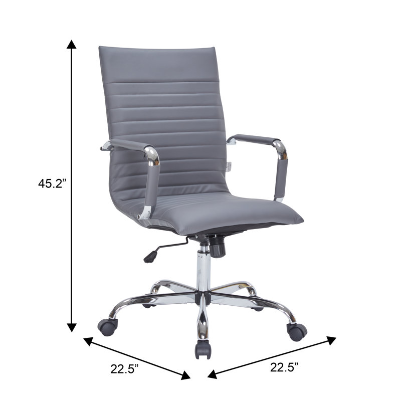 Fauteuil de conférence ergonomique Sorrells, Gris