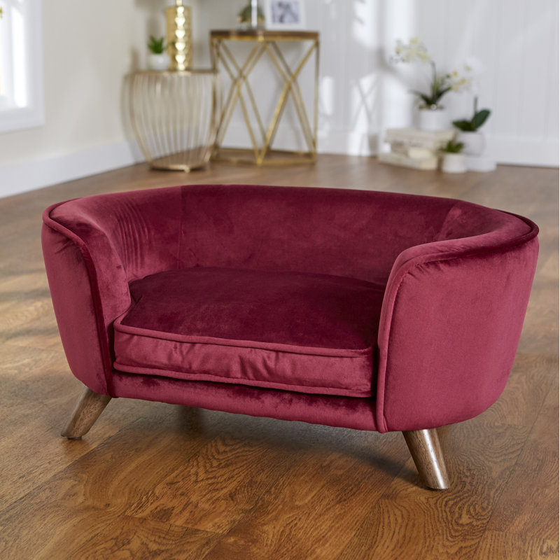 Polyester Pet Bed, Wine