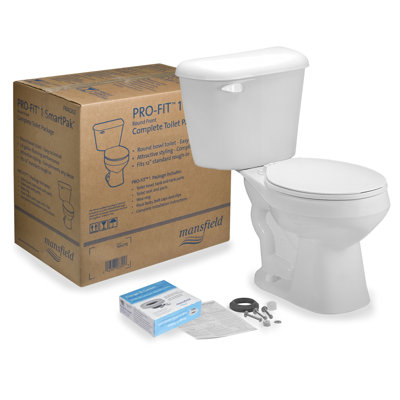Toilette ronde 2 pièces 1,28 gpf (siège inclus) Pro-Fit 1