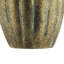 Ensemble de 2 pots de fleurs en fer vieilli, L: 13 x 13 x 14,5 po: 11 x 11 x 13,5 po