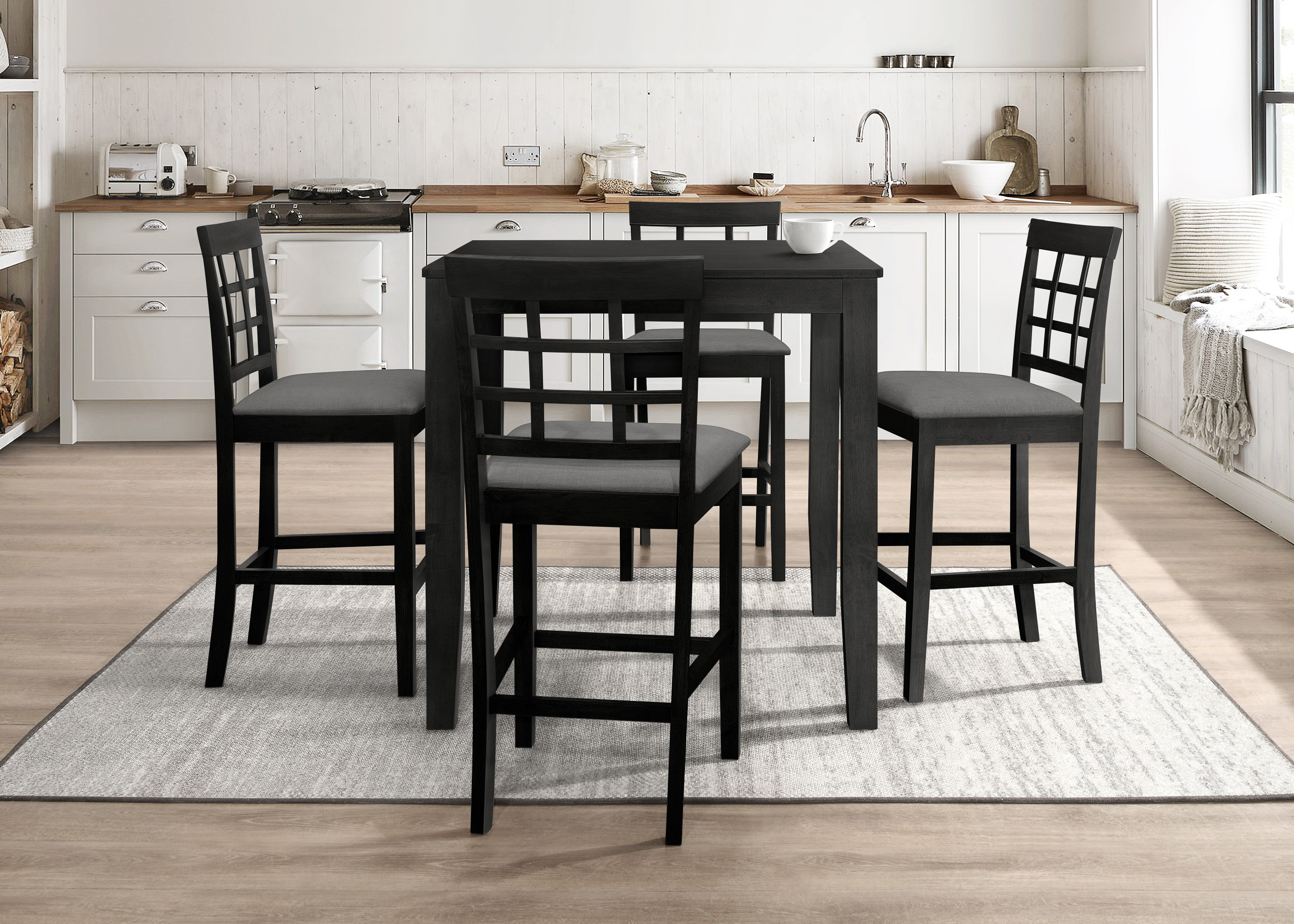 Ance 4 - Person Four Leg Dining Set