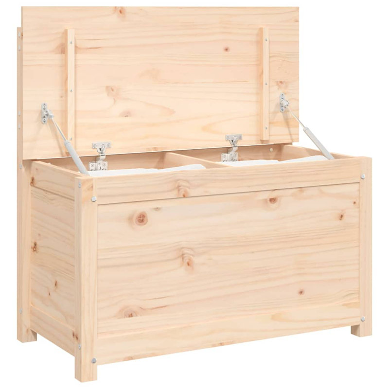  Banc en bois de pin massif 31,5 po x 16,1 po x 30,3 po, Brun