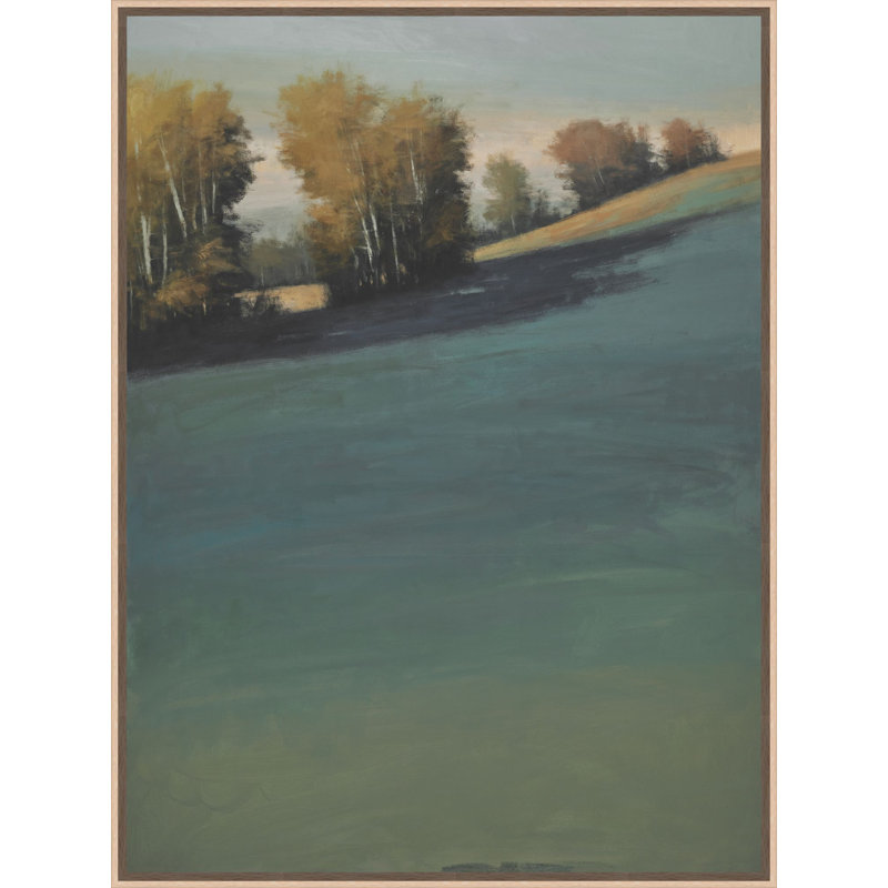 Still Slopes 1 Framed Acrylic Painting Print Canvas, 55.25" H x 41.25" W