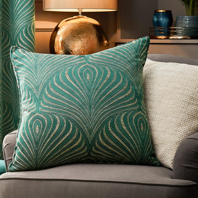 New Gatsby Geometric Jacquard Polyester Filled Cushion