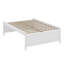 Lit double pleine grandeur, lit en bois massif avec lit gigogne, boîte de rangement sous le lit à 2 tiroirs, tablettes et table de chevet-108043893