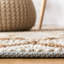 Tapis en jute / laine / coton tissé à la main Landenberg en naturel / ivoire Landenberg-240487491