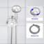 Système de douche mural multi-fonctions avec pomme de douche réglable-60199647