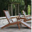 Chaise de patio avec repose-pieds Maurelle-906034856