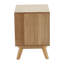 Crooke 42cm W Manufactured Wood Bedside Table